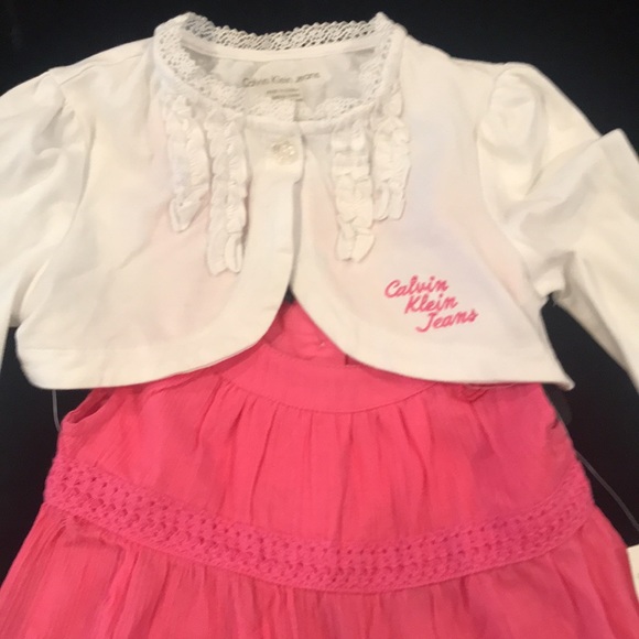 Brand new Calvin Klein 2 piece set for 4T girl - Picture 3 of 14